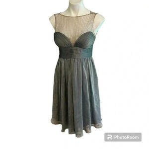 J S Collections sleeveless evening dress